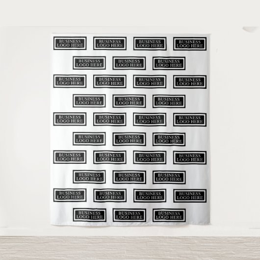 Benutzerdefinierter Step-and-Repeat-Stoffhintergru Wandteppich (Vorderseite)