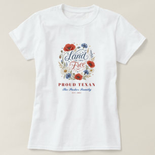 Benutzerdefinierter Stolz auf den Bundesstaat Fami T-Shirt
