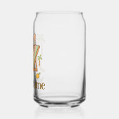 Benutzerdefinierter Strandhund Glas (Links)