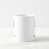 Benutzerdefinierter Strandpalmenbaum Nautical Kaffeetasse (Mittel)