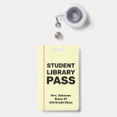 Benutzerdefinierter Studentenbibliothek-Pass Ausweis (Vorderseite mit Ausziehbar)