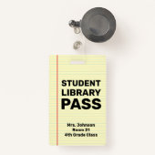 Benutzerdefinierter Studentenbibliothek-Pass Ausweis (Vorderseite mit Rechteck)