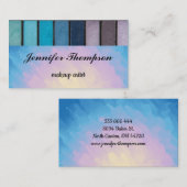Benutzerdefinierter stylischer Makeup Artist Eyesh Visitenkarte (Vorne/Hinten)