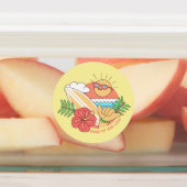 Benutzerdefinierter Surfer Etiketten (Befestigt)