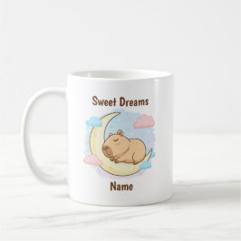 Benutzerdefinierter Süße Träume Capybara Becher Kaffeetasse