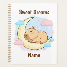 Benutzerdefinierter Süße Träume Capybara Planer