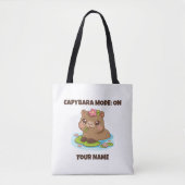 Benutzerdefinierter süßer Kawaii Capybara-Modus Tasche (Vorderseite)