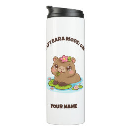 Benutzerdefinierter süßer Kawaii-Capybara-Modus-Th Thermosbecher