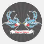 Benutzerdefinierter Swaps Runder Aufkleber (Vorderseite)