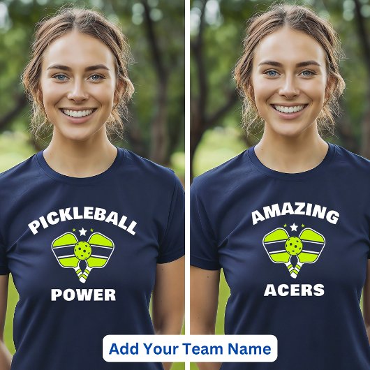 Benutzerdefinierter T - Shirt des Pickleball-Teams