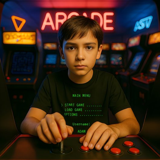 Benutzerdefinierter T - Shirt für Gamer - Benutzer