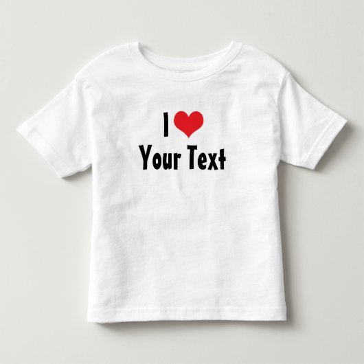 Benutzerdefinierter T - Shirt I Liebe (Vorderseite)