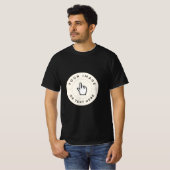 Benutzerdefinierter T - Shirt - Schwarz - Bild ode (Vorne ganz)
