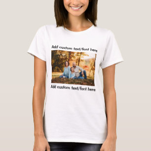 Benutzerdefinierter T - Shirt von Frauen mit Foto-
