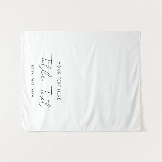 Benutzerdefinierter Table Runner-Banner Moderner S Wandteppich (Vorderseite (Horizontal))