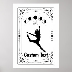 Benutzerdefinierter Tarot-Zodiak-Himmels-Tänzer Mo Poster