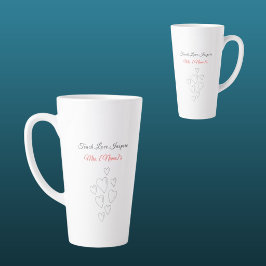 Benutzerdefinierter Teach Love Inspire Vorschulleh Milchtasse