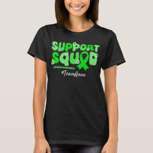 Benutzerdefinierter Team-Support-Platz für Lymphom T-Shirt