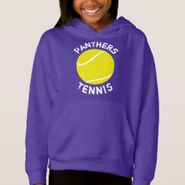Benutzerdefinierter Teamname für den Tennis-Spiele Hoodie