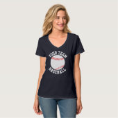 Benutzerdefinierter Teamname für Frauen oder Texts T-Shirt (Vorderseite Vollansicht)