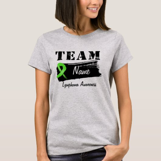 Benutzerdefinierter Teamname - Lymphom T-Shirt (Vorderseite)
