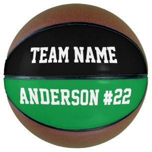 Benutzerdefinierter Teamname, Spielername, Nummer Basketball