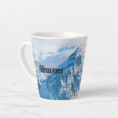 Benutzerdefinierter Tee Kaffee Himmel Text Himmelb Milchtasse (Linke Ecke)