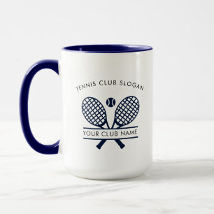 Benutzerdefinierter Tennis Country Club Name Team Tasse