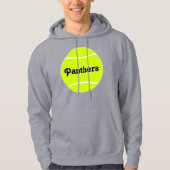 Benutzerdefinierter Tennis-Teamname oder Text-Mens Hoodie (Vorderseite)