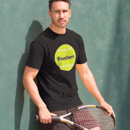 Benutzerdefinierter Tennis-Teamname oder Text-Play T-Shirt