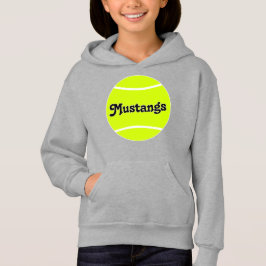 Benutzerdefinierter Tennis-Teamname / Text-Player  Hoodie