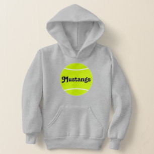 Benutzerdefinierter Tennis-Teamname / Text-Player Hoodie