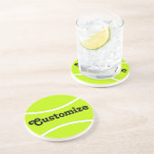 Benutzerdefinierter Tennisteam Name Text Sports Pl Getränkeuntersetzer (Seite)