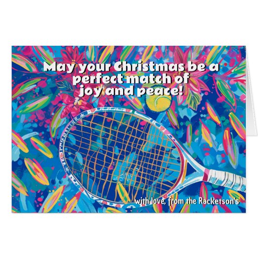 🎾 🎄 benutzerdefinierter Text, "Ach Eure Weihnach (Vorderseite (Horizontal))