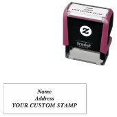 Benutzerdefinierter Text/Adresse Permastempel (Beispiel)