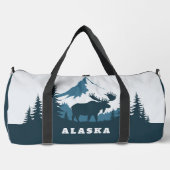 Benutzerdefinierter Text ALASKA Duffle Bag (Vorderseite)