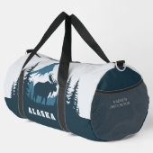 Benutzerdefinierter Text ALASKA Duffle Bag (Rechte Ecke)
