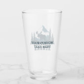 Benutzerdefinierter Text ALASKA Glas (Rückseite)