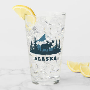 Benutzerdefinierter Text ALASKA Glas
