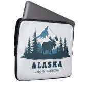 Benutzerdefinierter Text ALASKA Laptopschutzhülle (Vorne Rechts)
