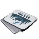 Benutzerdefinierter Text ALASKA Laptopschutzhülle (Vorne Knopf)