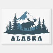 Benutzerdefinierter Text ALASKA Magnet (Vorderseite)