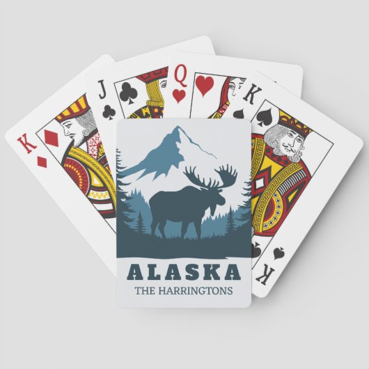 Benutzerdefinierter Text ALASKA Spielkarten (Rückseite)