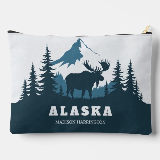 Benutzerdefinierter Text ALASKA Zubehörtasche (Rückseite)