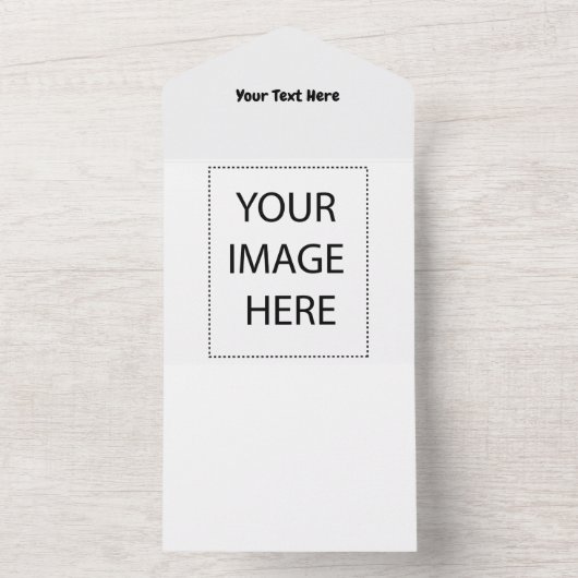 Benutzerdefinierter Text All In One Einladung (Innen Boden)