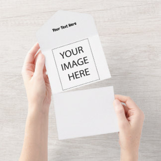 Benutzerdefinierter Text All In One Einladung