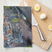 Benutzerdefinierter Text Amsterdam Geschirrtuch (Viertel Falte)