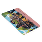 Benutzerdefinierter Text Amsterdam Magnet (Rechte Seite)