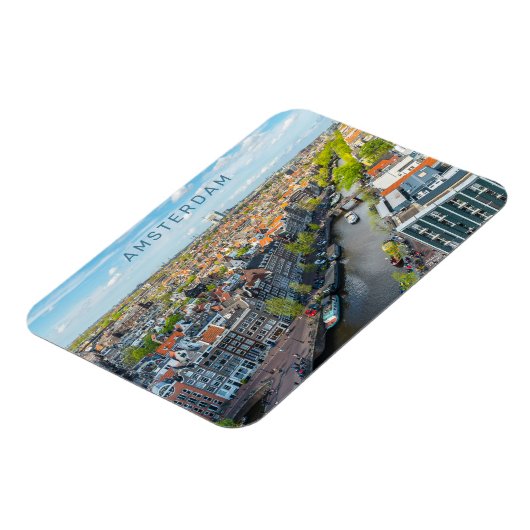 Benutzerdefinierter Text Amsterdam Magnet (Linke Seite)