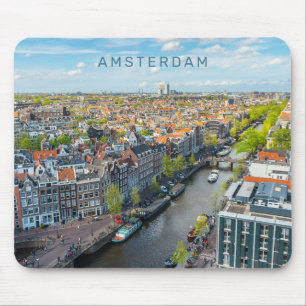 Benutzerdefinierter Text Amsterdam Mousepad